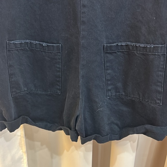 Show Me Your MUMU- Elegant Black Button-Front Romper - Picture 5 of 5